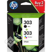 HP 303 BLACK + 3 COL PACK