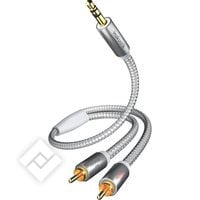 INAKUSTIK PREMIUM MP3 2X RCA AUDIO CABLE 1.5M