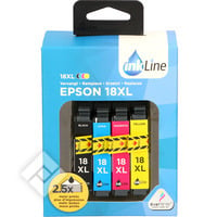 INKLINE EPSON 18XL 4 PACK