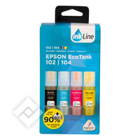 INKLINE EPSON ECOTANK 102/104 X4