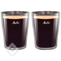 MELITTA 2 VERRES/GLAZEN