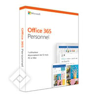 MICROSOFT OFFICE 365 PERSONAL 12 + PROMO 3 MOIS FR