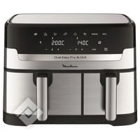 MOULINEX DUAL EASY FRY & GRILL 8.3L STAINLESS STEEL EZ905D20