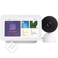 NEST INDOOR CAMERA + HUB CHALK BUNDLE