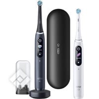 ORAL-B IO-8 DUO PACK BLACK/WHITE