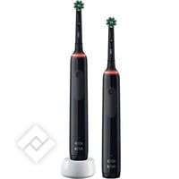 ORAL-B PRO 3 3900 DUO BLACK/BLACK