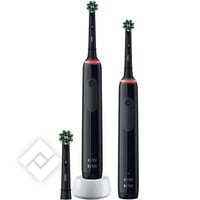 ORAL-B PRO 3900 DUO BLACK/BLACK