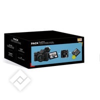 PANASONIC LUMIX G100 NOIR + 12-32MM F/3,5-5,6 + 35-100MM F/4-5,6 + 2ME BATTERIE