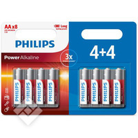 PHILIPS 4 PACKS 4+4 AA LR06