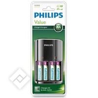 PHILIPS AA/AAA CHARGER + 4 AA