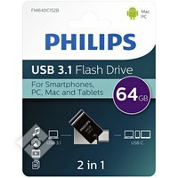 PHILIPS FLASHDRIVE OTG USB-C 64GB