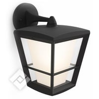 PHILIPS HUE WHITE/COLOR AMBIANCE ECONIC WALL LANTERN BLACK DOWN