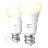 PHILIPS HUE HUE W 9.5W A60 E27 EU 2P