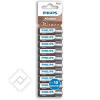 PHILIPS ALKALINE AA LR06 20