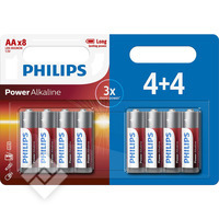 PHILIPS POWER AA LR06 4+4