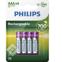 PHILIPS 700 MAH AAA LR03 X4