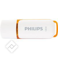 PHILIPS SNOW ORANGE 128GB USB 2.0