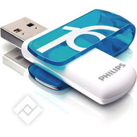 PHILIPS VIVID BLUE USB2 16GB X3