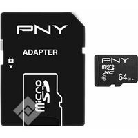 PNY MICROSDHC 64GB +ADAPT