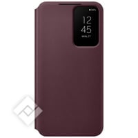 SAMSUNG CLEAR VIEW COVER BURGANDY S22