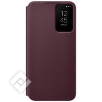 SAMSUNG CLEAR VIEW COVER BURGANDY S22PLUS