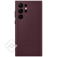 SAMSUNG LEATHER COVER BURGUNDY S22 ULTRA