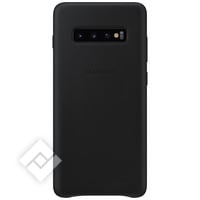 SAMSUNG LEATHER COVER BLACK GALAXY S10 PLUS