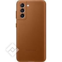 SAMSUNG LEATHER COVER S21 BROWN