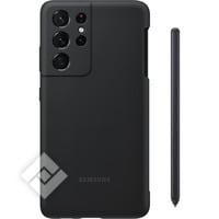 SAMSUNG SILICONE COVER S21U BLACK WITH S PEN