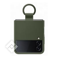 SAMSUNG SILICONE COVER WITH RING KHAKI FOR GALAXY Z FLIP4 5G