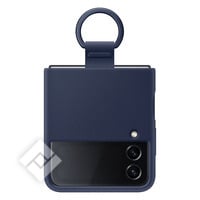 SAMSUNG SILICONE COVER WITH RING NAVY FOR GALAXY Z FLIP4 5G