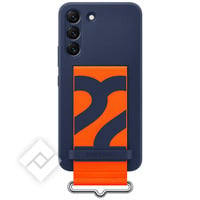 SAMSUNG SILICONE COVER WITH STRAP NAVY S22