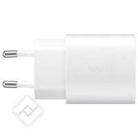 SAMSUNG CHARGER USBC 25W WHITE