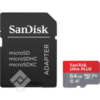 SANDISK MICROSDXC ULTRA+ 64GB V3