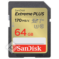 SANDISK SD EXTREME PLUS 64GB