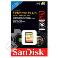 SANDISK SDHC 32GB EXTREME PLUS