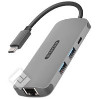 SITECOM USB-C TO GIGLAN,2USB3+PWR