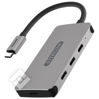 SITECOM USB-C HUB 4 PORT PD USB-C