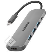 SITECOM USB-C PD +HDMI + 3 USB3.0