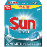 SUN ALL-IN ONE VAATWASTABLETTEN REGULAR 