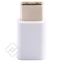 TEMIUM ADAPTER MICRO USB / USB-C WHITE 