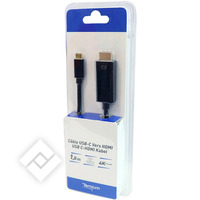 TEMIUM CABLE USB-C - HDMI 1.8M