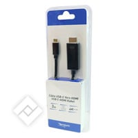 TEMIUM CABLE USB-C - HDMI 3M