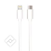 TEMIUM USB TYPE C TO LIGHTNING 1M WHITE