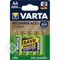 VARTA ENDLESS AA 2500MAH BLS 4