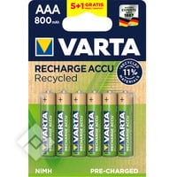 VARTA 800 MAH AAA LR03 5+1