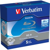 VERBATIM BD-R SINGLE LAYER 25GB 6X