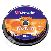 VERBATIM DVD-R 4,7GB X10 16X