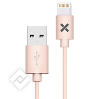 WEFIX CABLE LIGHTNING 1M PINK