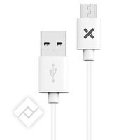 WEFIX CABLE MICRO USB 1M WH